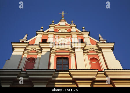 Église Notre Dame de Grace à Varsovie. Pologne Banque D'Images