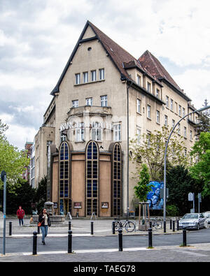 Théâtre de la Renaissance, d'extérieur de bâtiment art déco ancien théâtre & Playhouse de Knesebeckstraße, Charlottenburg, Berlin. Banque D'Images