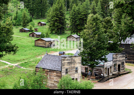 Garnet Ville Fantôme de Missoula, Montana, USA. Banque D'Images