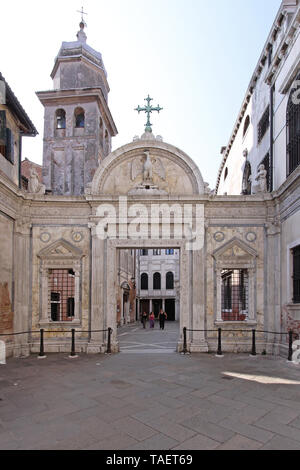 Venise, Italie - 25 septembre 2009 : School San Giovanni Evangelista à Venise, Italie. Banque D'Images