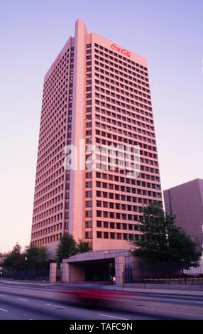 Le siège international de Coca-Cola à Atlanta, Géorgie. Banque D'Images