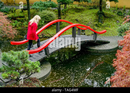 Parc et Jardins Tilford, North Vancouver, Colombie-Britannique, Canada Banque D'Images