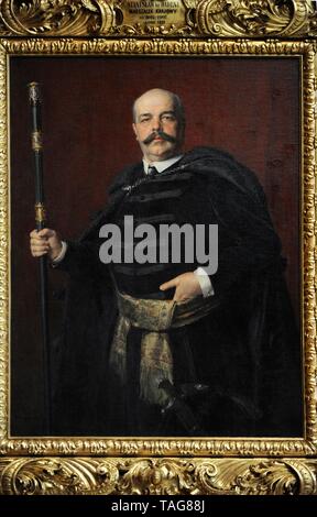 Stanislaw Marcin Badeni (1850-1912). Político polaco. Retrato por Kazimierz Pochwalski (1855-1940), 1903. Galería de Arte Polaco del siglo XIX (Lonja de los Paños, Sukiennice). Museo Nacional de Kraków. Polonia. Banque D'Images
