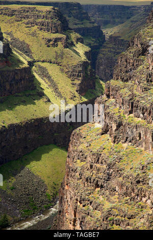 Bruneau River canyon de Bruneau River District Boise, donnent sur le Bureau of Land Management, New York Banque D'Images