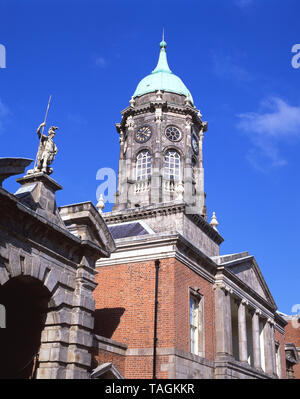 Bedford Hall, la grande cour, le château de Dublin, Dame Street, Temple Bar, Dublin, Leinster Province, République d'Irlande Banque D'Images