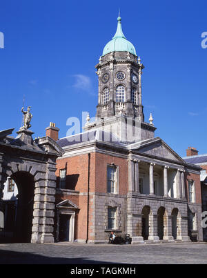 Bedford Hall, la grande cour, le château de Dublin, Dame Street, Temple Bar, Dublin, Leinster Province, République d'Irlande Banque D'Images