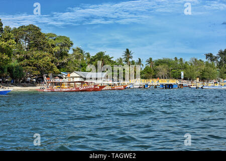 Port de Gili Air, Lombok, Indonésie Banque D'Images