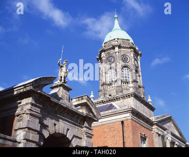 Bedford Hall, la grande cour, le château de Dublin, Dame Street, Temple Bar, Dublin, Leinster Province, République d'Irlande Banque D'Images