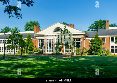 GREENVILLE, SC, USA - 2 mai : Furman Hall à Furman University le 2 mai 2019 à Greenville, Caroline du Sud. Banque D'Images