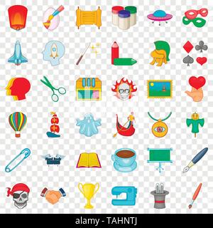 Kit de présentation, style cartoon Illustration de Vecteur