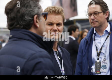 Berlin, Allemagne. 25 mai, 2019. La photo montre la course de Nico Rosberg sur l'ancien Aéroport Berlin-Tempelhof. Credit : Simone Kuhlmey/Pacific Press/Alamy Live News Banque D'Images