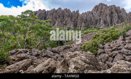 Le Parc National Ben Lomond, Tasmanie Banque D'Images