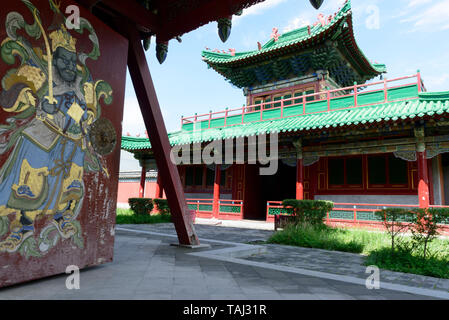 Palais d'hiver du Bogd Khan à Oulan-Bator, en Mongolie. Banque D'Images