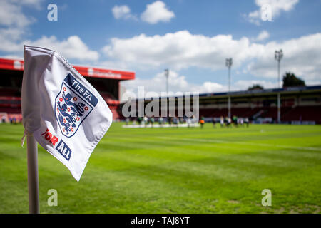 WALSALL, Angleterre le 25 mai stade BanksÕs avant le match amical entre l'Angleterre et le Danemark les femmes Les femmes dans les banques's Stadium, Walsall le samedi 25 mai 2019. (Crédit : Alan Hayward | MI News) Banque D'Images