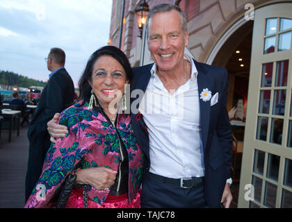 Rust, Allemagne. 24 mai, 2019. Rust, Allemagne - le 24 mai 2019 : Nouvel hôtel Kronasar ouvre à Europa-Park avec Regine Sixt et Henry Maske | utilisée dans le monde entier : dpa Crédit/Alamy Live News Banque D'Images