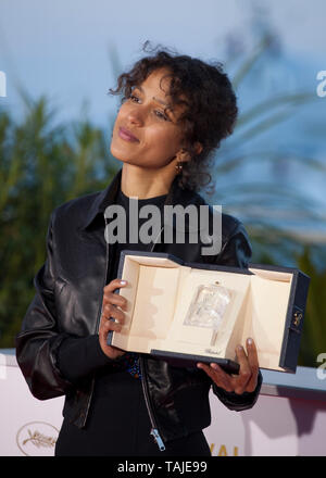 Gagnant du Grand Prix, Mati Diop, pour le film Atlantique, à la Palme d'Or photo au 72e Festival de Cannes, le samedi 25 mai 2019, Cannes, France. Crédit photo : Doreen Kennedy Banque D'Images