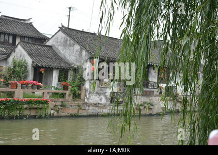 Voyage 1051 cidu - une journée à partir de Shanghai - Explorer les célèbres villes d'eau Banque D'Images