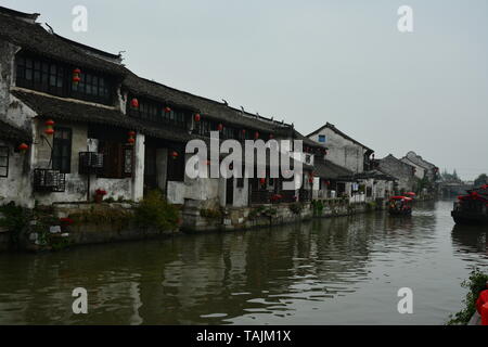 Voyage 1051 cidu - une journée à partir de Shanghai - Explorer les célèbres villes d'eau Banque D'Images