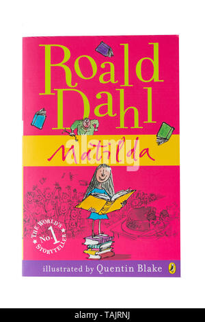 Roald Dahl's 'Matilda' children's book, Greater London, Angleterre, Royaume-Uni Banque D'Images