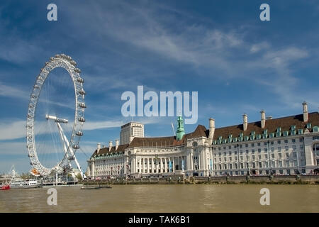 Le London Eye Banque D'Images