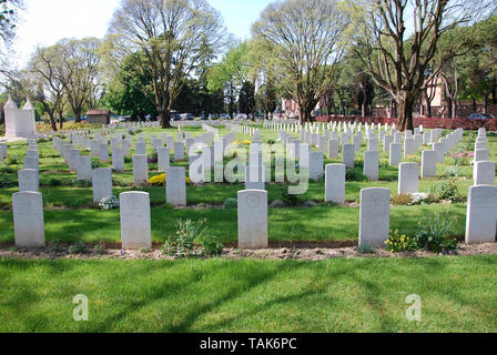 Seconde Guerre mondiale Régiment Sikh Memorial Cemetery à Forlì, Forlì-Cesena, Émilie-Romagne, Italie. Banque D'Images