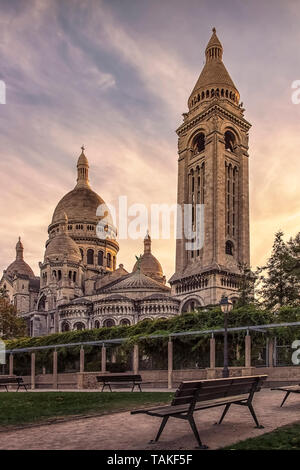 La basilique du Sacré-Cœur à Montmartre, Paris