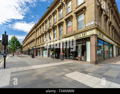 De nouvelles rues piétonnes dans Sauchiehall Street Glasgow Scotland UK Banque D'Images