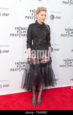 NEW YORK, NEW YORK - 27 avril : ambre entendu assiste à la projection "Gully au 2019 Tribeca Film Festival au Théâtre SVA le 27 avril, 2019 à New York. Banque D'Images
