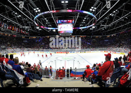 Bratislava, Slovaquie. 26 mai, 2019. Championnats du Monde de Hockey sur glace pour la médaille de bronze entre la Russie et la République tchèque à l'Ondrej Nepela Arena à Bratislava, Slovaquie, Dimanche 26 Mai, 2019. Photo : CTK Vaclav Salek/Photo/Alamy Live News Banque D'Images