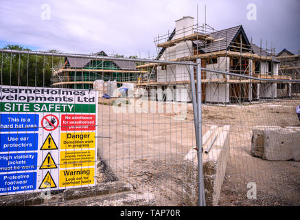 Divers chantiers autour de Peterborough Banque D'Images