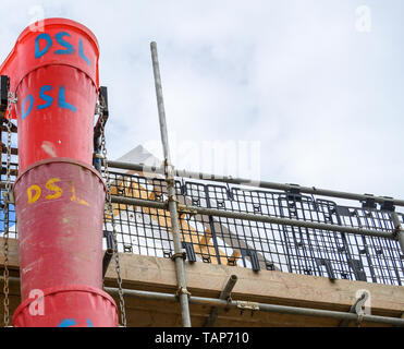 Divers chantiers autour de Peterborough Banque D'Images