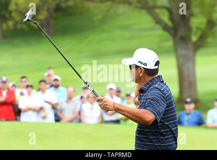 Rochester, NY, USA. 26 mai, 2019. Ken Tanigawa de Phoenix, AZ remporte le Championnat PGA Senior KitchenAid 2019 à Oak Hill East golf à Oak Hill Country Club, à Rochester, New York. Photo par Alan Schwartz/Cal Sport Media/Alamy Live News Banque D'Images