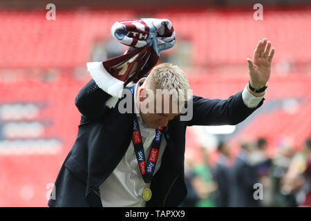 Londres, Royaume-Uni. 27 mai, 2019. Au cours de la Sky Bet Championship Final Play Off entre Aston Villa et Derby County au stade de Wembley, Londres, le lundi 27 mai 2019. (Crédit : Tim Markland | Crédit : MI News & Sport /Alamy Live News Banque D'Images