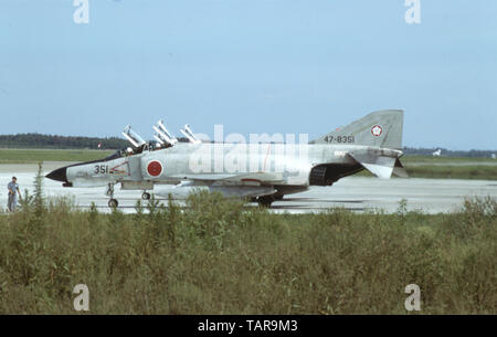 Luftwaffe Japanische Mitsubishi JASDF F-4EJ Phantom II - Japanese Air Force / Japan Air Self Defense Force Mitsubishi F-4EJ Phantom II Banque D'Images