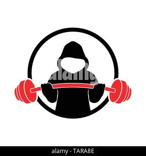 Sweat Fitness Gym Vector Illustration graphique modèle de conception de logo symbole Illustration de Vecteur