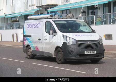 OPENREACH UN VAN DE TÉLÉCOMMUNICATIONS Banque D'Images