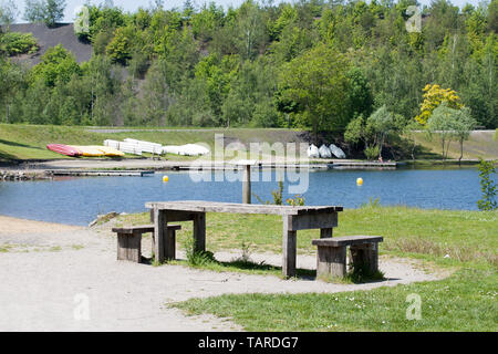 Parc Nord Rieulay France Etang des Argales Banque D'Images