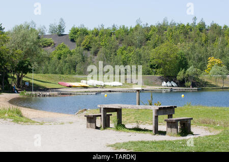 Parc Nord Rieulay France Etang des Argales Banque D'Images