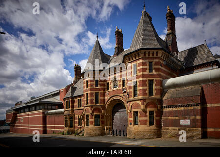 Exterior HM Prison de haute sécurité de Manchester catégorie male une prison exploité le Service des prisons de Sa Majesté, communément appelé Strangeways Banque D'Images