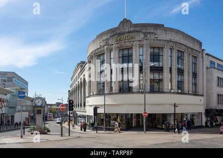 Maison du grand magasin Fraser, Queen Square, Wolverhampton, West Midlands, Angleterre, Royaume-Uni Banque D'Images