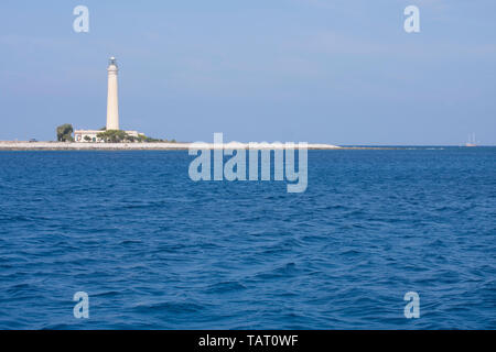 Phare de San Vito en Sicile. Italie Banque D'Images