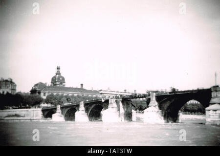 Août 1944 : les troupes allemandes de détruire les ponts de Lyon, Rhône, France Banque D'Images