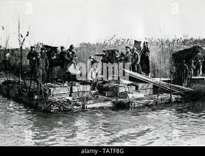 Bataille de Vittorio Veneto, 1918 Banque D'Images