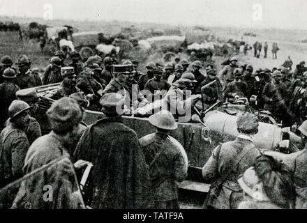 Bataille de Vittorio Veneto, 1918 Banque D'Images