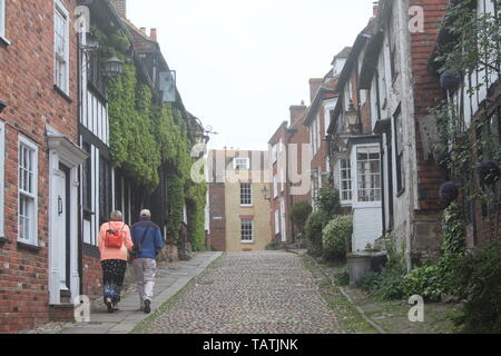 MERMAID STREET IN RYE EAST SUSSEX Banque D'Images