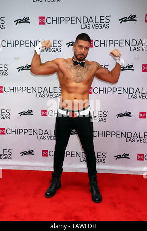 'Jersey Shore' star Vinny Guadagnino fait ses débuts en tant que célébrité des Chippendales guest host au Rio All-Suite Hotel & Casino comprend : Vinny Guadagnino Où : Las Vegas, Nevada, United States Quand : 26 Avr 2019/WENN.com DJDM Crédit : Banque D'Images