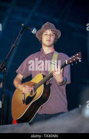 Le Corail en concert au V2003, Chelmsford, Essex, Angleterre, Royaume-Uni. Banque D'Images