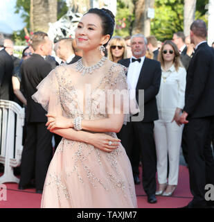 CANNES, FRANCE - 25 MAI : Zhang Ziyi assiste à la cérémonie de clôture de la 72e Festival de Cannes (Credit : Mickael Chavet/Projet Daybreak/Alamy vivre Banque D'Images