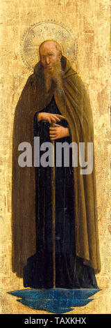 Fra Angelico, Saint Antoine Abbé, portrait, vers 1395 Banque D'Images