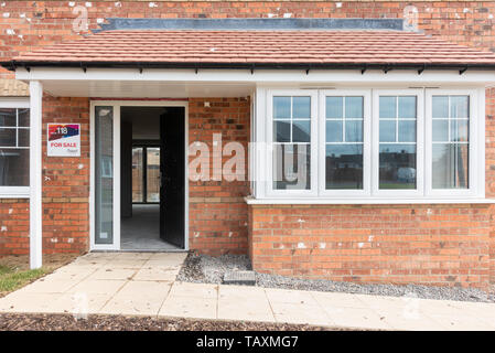 Nouvelles maisons maisons avant le développement, au nord est de l'Angleterre. UK Banque D'Images